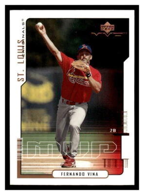 2000 Upper Deck MVP  #53 Fernando Vina - St. Louis Cardinals - Image 1 of 2