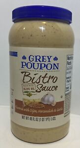 Grey Poupon - Bistro Sauce - 48 oz. - New & Sealed - BB See Photos