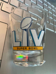 2021 Super Bowl LIV 55 Tampa Bay Bucs vs KC Chiefs Shot Glass TOM BRADY LAST SB! - Picture 1 of 3