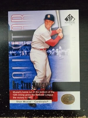 STAN MUSIAL 2004 UPPER DECK SP AUTHENTIC #141 ST LOUIS CARDINALS MLB #989/999 - Image 1 of 2