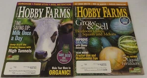 Lot of 2, Hobby Farms Magazines 2013 Poultry, Homestead, Farming, Garden, Cows - Picture 1 of 1