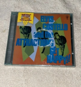 Elvis Costello Get Happy! CD - Ryko Bonus Tracks 30 Songs RARE Sealed OOP! - Picture 1 of 4