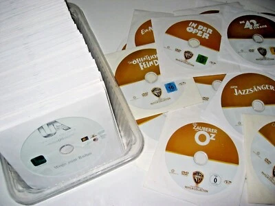 Auswahl an Hollywood Filmklassikern aus Sammlerbox -  nur DVD ohne Hülle & Cover - Bild 1 von 3