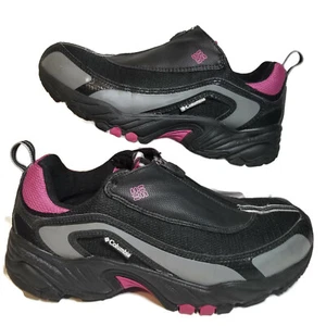 Columbia Omni Grip Trail Running Shoes Womens 8.5 Pink Zipper Cover BL1425-010 - Picture 1 of 12