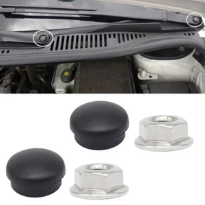 4x Car Front Windshield Wiper Arm Screw Nut Cap Bolt Rocker Cover For Audi - Picture 1 of 12