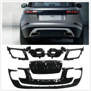 1Satz Heckstoßstange Diffusor Spoiler Für Land Rover Range Rover Velar 2017-2023 - Picture 1 of 5