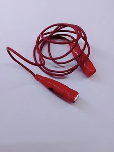 Double-end Alligator Crocodile Electrical Test Clips Jumper Wire  Red 45" - Picture 1 of 3