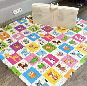 Foldable Baby Play Mat Extra Large Waterproof Activity Playmats for Kids Foam - Picture 1 of 22