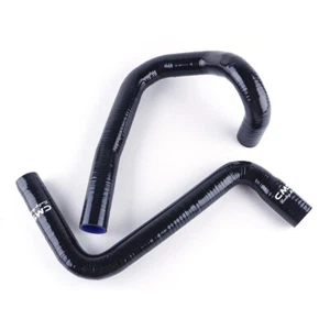 Black for 1990 1991 Chevrolet Corvette C4 V8 5.7L LT1 Silicone Radiator Hose Kit - Imagen 1 de 10