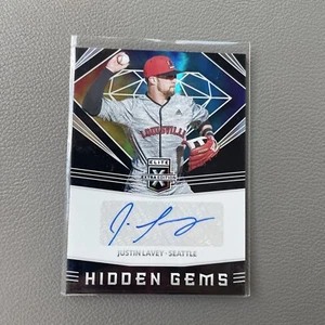 2020 Panini Elite Baseball Hidden Gems Autograph Auto Justin Lavey RC - Picture 1 of 2