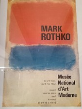 1972 Mark Rothko Original Posters