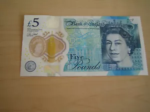 new £5 polymer note rare ak 47 056525 low back number - Picture 1 of 2