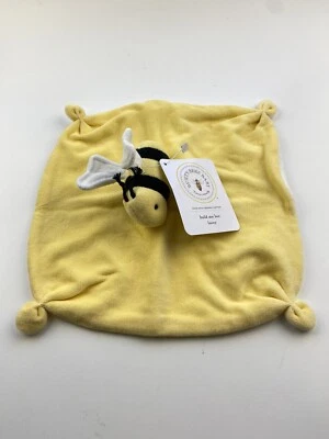 Burts Bees Lovey Bumble Bee Manta de Seguridad para Bebé Amarillo Suave Algodón Orgánico Nueva Foto 1 de 4