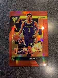 2022-23 Panini Chronicles Draft Flux Red Johnny Davis 73/149 #7 RC Wisconsin