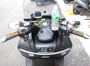 SUZUKI BURGMAN 650 (ALL) CROSSBAR (for GPS,Cellphone,Camera,Cup Holder,Speakers) - Picture 1 of 14