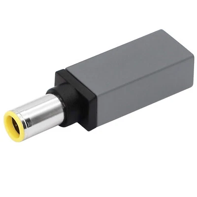 100W PD USB Type C Female Input to DC 7.9mm x 5.5mm 8mm Power Charging Adapter - Image 1 of 4