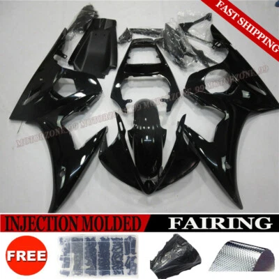 Glossy Black Fairing Kit For Yamaha YZF R6 2003-2004, R6S 2006-2009 ABS Bodywork - Image 1 of 4