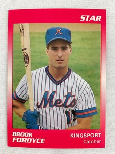 1989 STAR CO. Minor League Baseball Card#191-BROOK FORDYCE, Kingsport Mets
