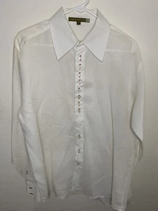 Long sleeve linen collared shirt - Picture 1 of 9
