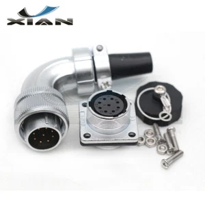 WEIPU WS20 IP67 9Pin Waterproof Aviation Plug Socket,Industrial Power Connector - Picture 1 of 8