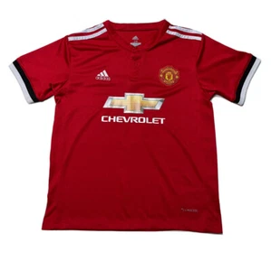 Adidas Manchester United 2017 Home Red Jersey Kit Paul Pogba Youth SZ 24 Soccer - Picture 1 of 14