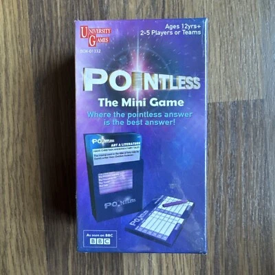 Pointless The Mini Game Travel Game BBC Tv New Edition University Games Sealed - Image 1 of 4