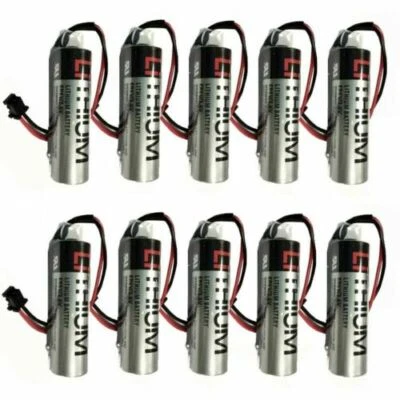 10PCS TOSHIBA ER6V 3.6V ER6VC119B ER6VC119A 2400mah 3.6V PLC Battery w/ Plug - Image 1 of 4