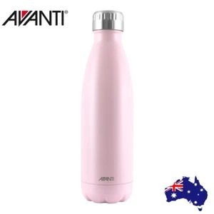 NEW AVANTI FLUID VACUUM 500ML STAINLESS STEEL WATER BOTTLE 500ML - PINK - Picture 1 of 1