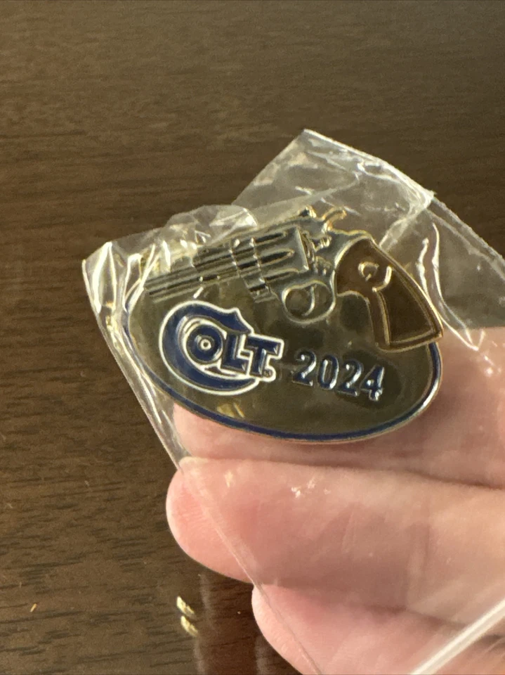 2024 Shot Show Colt Gold Tone Lapel Pin Las Vegas, NV - Image 1 of 2