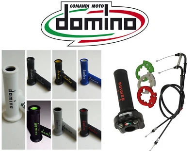 DOMINO QUICK GAS CONTROL CABLES KNOBS A10 for Yamaha YZF R6 2008 2009 2010 - Image 1 of 3