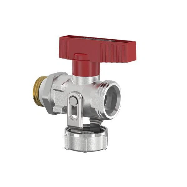 FL KFE-Kugelhahn Durchgang G1/2a PN16 MS vern. - Bild 1 von 1