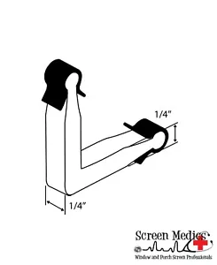 Selbstsichernder interner Bildschirmrahmen Ecken - 50er-Pack - Bild 1 von 3