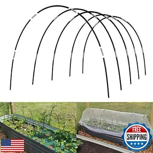Greenhouse Hoops Grow Tunnel, 5 Sets of 7FT Garden Hoops for Raised Beds, Rus - Picture 1 of 5