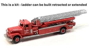 N Scale "SG" Aerial Ladder Truck Kit by Showcase Miniatures (one truck) (174) - Picture 1 of 11