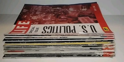 14 Vintage LIFE Time  Magazines,  1930's, 1960's See Pics Mixed Lot - Image 1 of 4