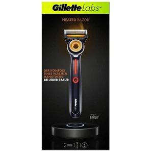 Gillette Labs Heated Afeitadora en Húmedo con Elemento de Limpieza Cuchillas de Afeitar - Imagen 1 de 3