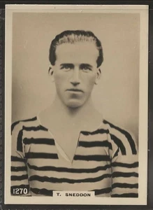 PINNACE FOOTBALL (LF SIZE PINNACE BACK)-#1270- QUEENS PARK - SNEDDON  - Picture 1 of 2