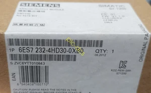 1PCS 6ES7 232-4HD30-0XB0 SIEMENS 6ES7232-4HD30-0XB0 S7-1200 Analog Output Module - Picture 1 of 3