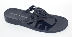 NEW TOMMY HILFIGER Women's TWVILLYA Navy Blue Cutout Sandals Size 8 M - Picture 1 of 5