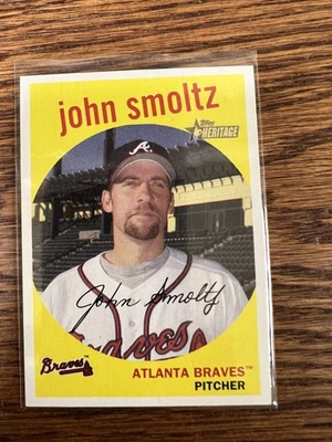 2008 Topps Heritage #440a John Smoltz - Image 1 of 2