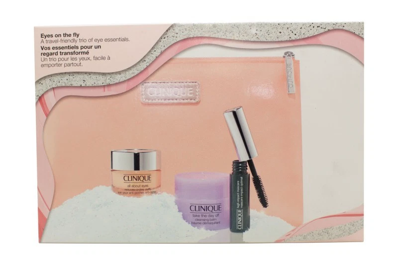Clinique Eyes On The Fly Gift Set 3.5ml High Impact Mascara + 15ml Take The Day  - Image 1 of 1