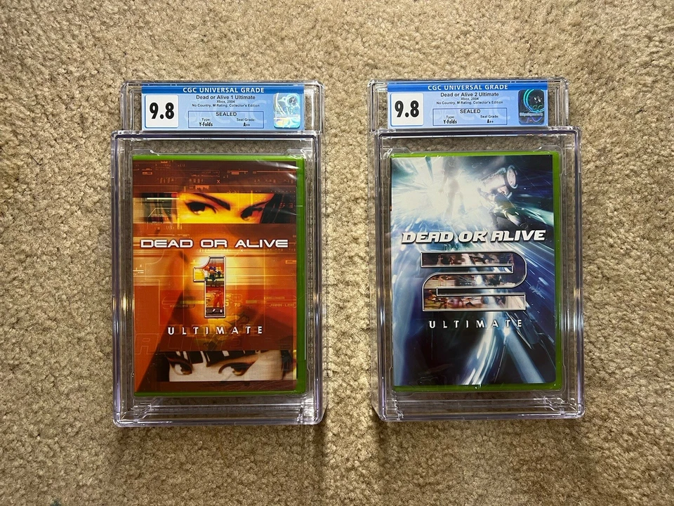 Dead or Alive 1 & 2 Ultimate Microsoft XBOX Оценка 9.8 A++ ЗАПЕЧАТАННЫЙ CGC Не WATA - Изображение 1 из 3
