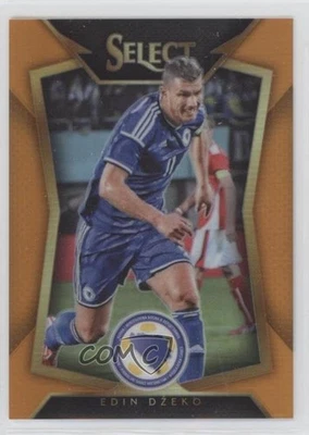 2015 Panini Select Orange Prizm /149 Edin Dzeko (Ball Back Photo Variation) #43 - Image 1 of 2