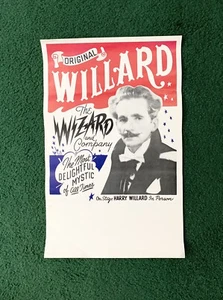 Willard The Wizard And Company Magician Poster Magic Memorabilia - Picture 1 of 2