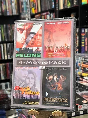 Felons, Fatal Passion, Dark Tides, Firestorm (DVD) 4-MOVIES! 2-DVDS! BRAND NEW! - Image 1 of 4