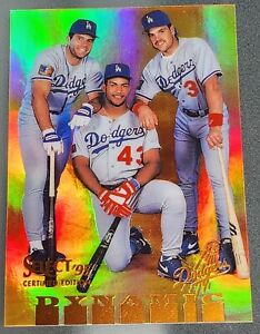 Piazza Karros Mandesi '95 Select Certified Edition ⭐MIRROR GOLD⭐ Dynamic Dodgers