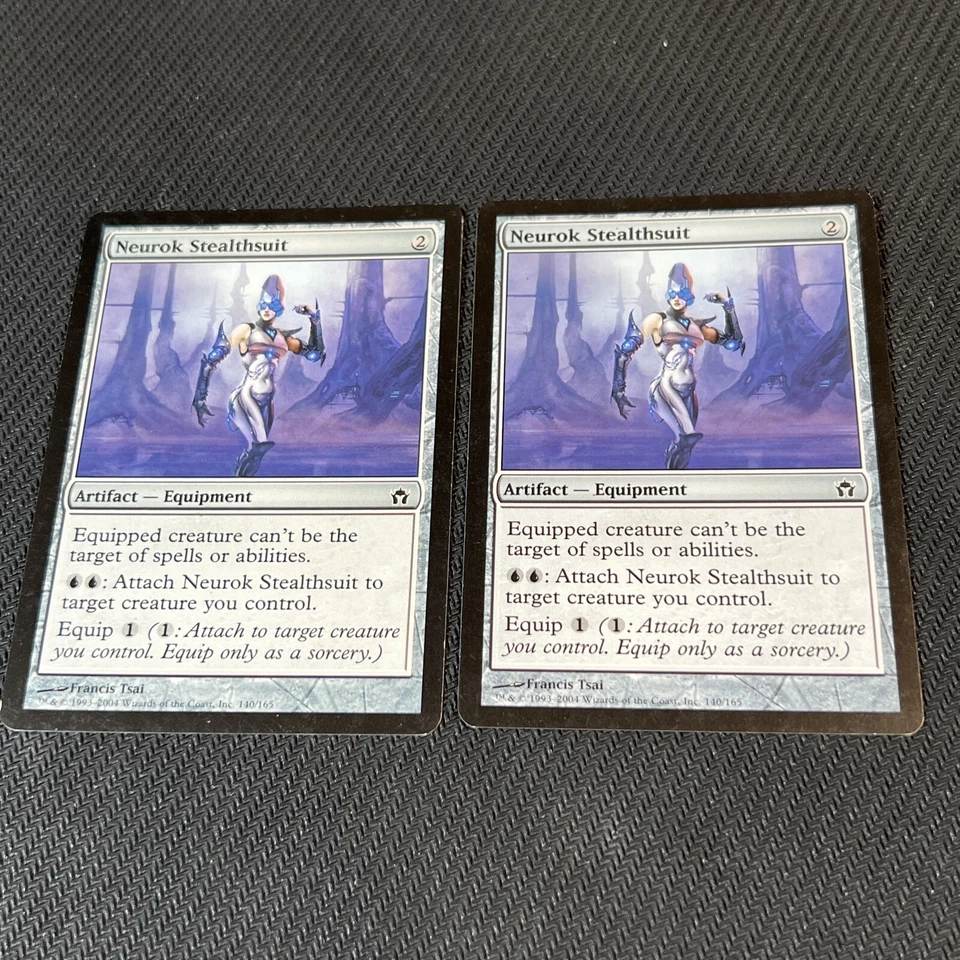 Neurok Stealthsuit Magic The Gathering Mtg Fifth Dawn Card 2 - Image 1 of 4