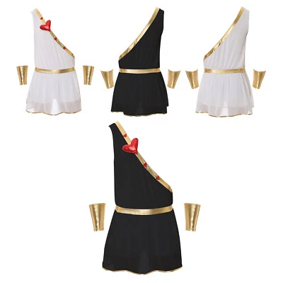 Mens Costume Bodysuit Cosplay Match Maker Cupid Heart Shiny Jumpsuit Stage Sexy - Image 1 of 4