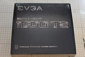 EVGA SUPERNOVA 1600 T2 1600watt Titanium 80+PLUS Power Supply NEW! SEALED! - Bild 1 von 17