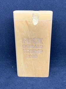 HOT HITTER FLOWER OG SMOKE BOX SET TOBACCO 4" DUGOUT F*CK DONALD TRUMP 2020 BOWL - Picture 1 of 12